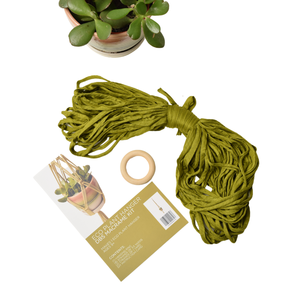 DIY Eco Macramé Plant Hanger Kit – Dona Bela Shreds