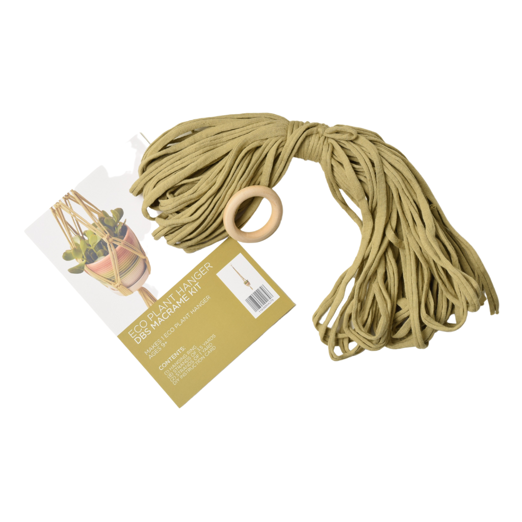 paracord macrame plant hanger DIY Eco Macramé Plant Hanger Kit – Dona Bela Shreds